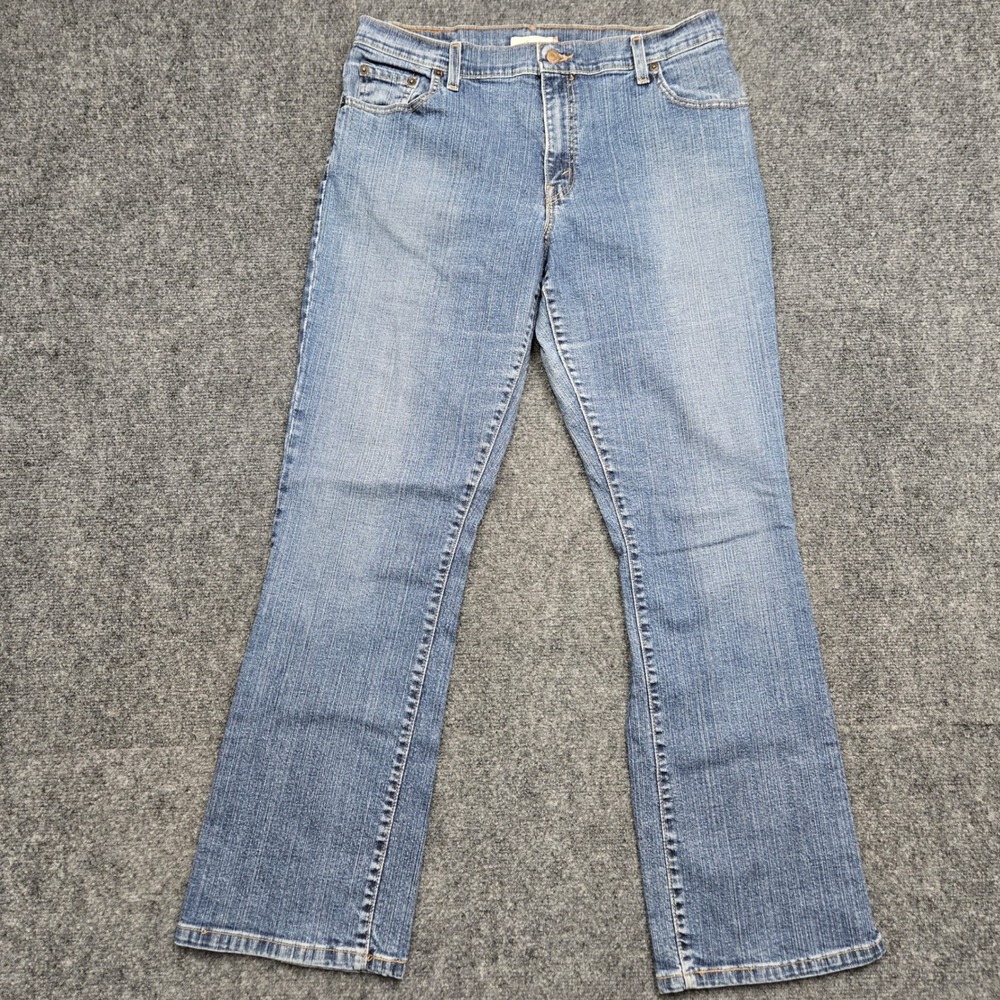 Vintage Levis 550 Relaxed Bootcut Jeans Womens Size 14M 32x30 Medium Wash Denim